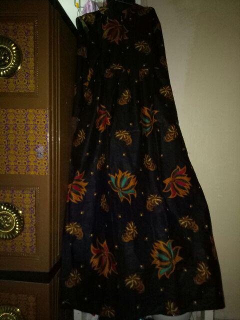 Couple Gamis Batika Long Dress Panjang Muslim Ootd Sarimbit Batik Motif Classic Elegant Java Modern
