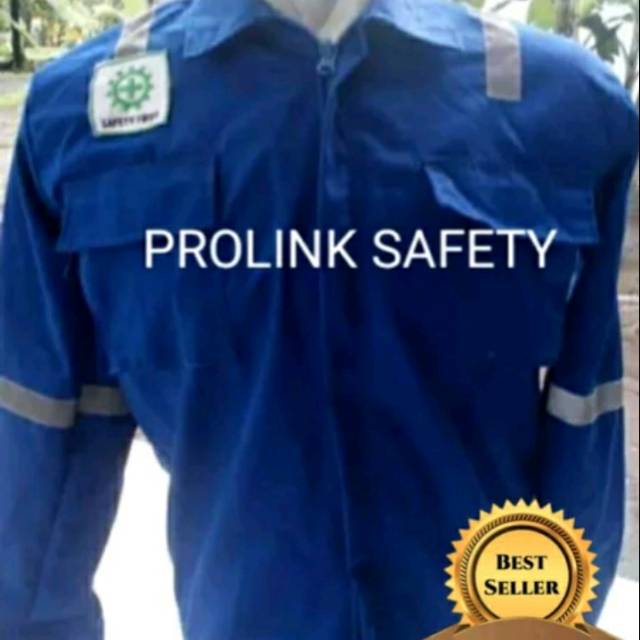 SERAGAM BAJU SAFETY BIRU BENHUR SCOTLIGHT PUNDAK RESLETING