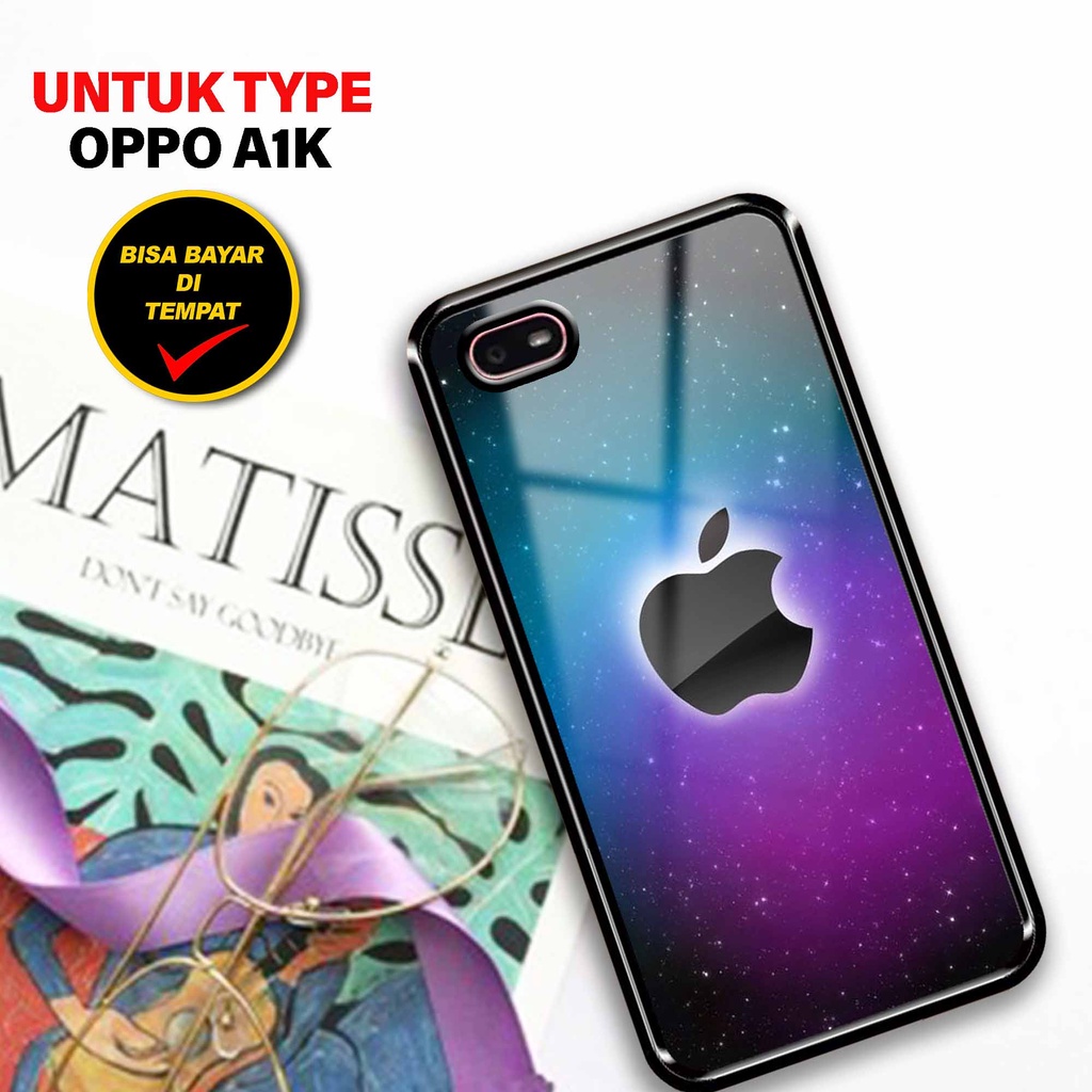 Case Oppo A1K - Hardcase 2D Glossy Oppo A1K - Fashion Case Oppo A1K - Motif [ Aesth Apel 3 ] - Case 