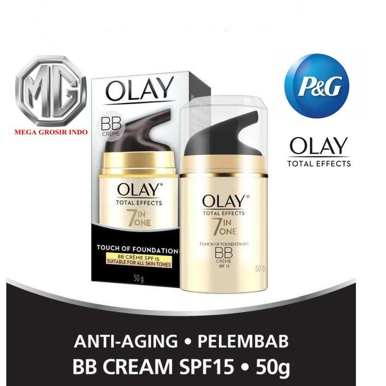 [KODE PRODUK FTPRK9470] Olay Krim Pelembab Total Effects Foundation BB Cream SPF 15 7 in 1 - 50gr