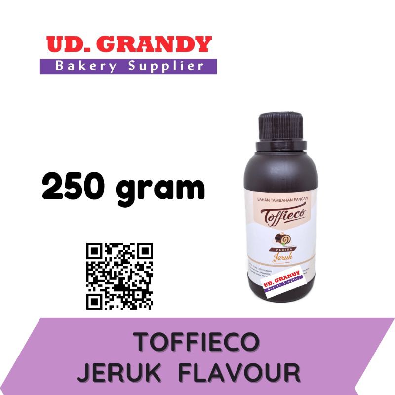 

Toffieco Flavour Alpukat (Avocado), Bubble Gum, Gula Merah, Jeruk (Orange), Kopi (Coffee), Leci (Lychee) ukuran 250g