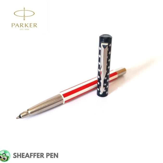 

Office & Stationery | Alat Tulis | Parker Vector Limited Edition America Flag Rollerball Pen | Best Seller