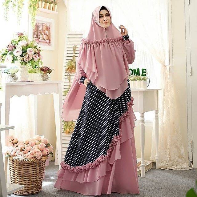 DRESS MUSLIM - fashion wanita - baju wanita- baju gamis - dress - gamis - gamis wanita -ASSIFA SYARI