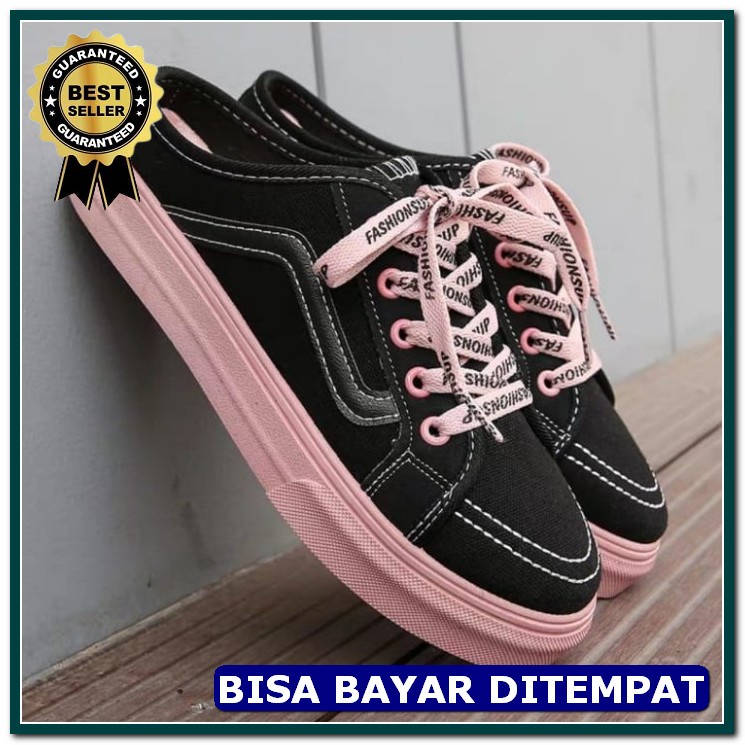 ₪₪ ☛Xv✦ ₪₪ Sepatu Wanita Import | Sepatu Kats | Sepatu Olahraga ₪ NF491 Sepatu Kets Kt02 - Hitam, 3