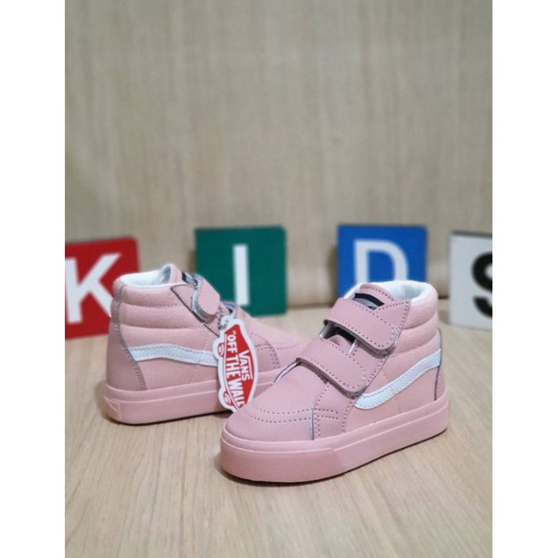 SEPATU ANAK VANS SK8 PINK PREMIUM HIGH QUALITY SEPATU ANAK PINK MURAH