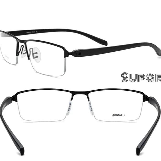 Frame Kacamata Korea Ff57 Titanium Full Frame Sports Kacamata Minus Sup-285