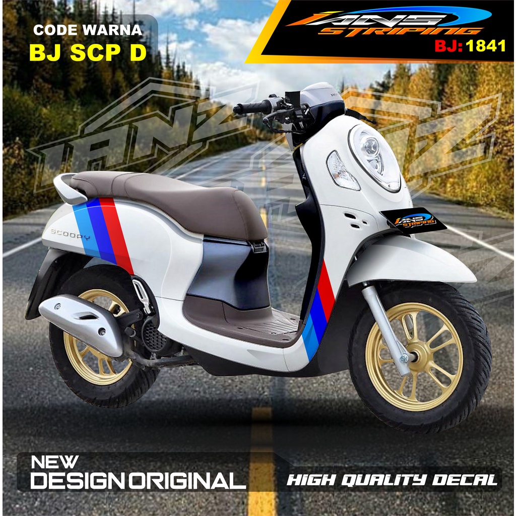 STIKER SCOOPY FULL BODY / STIKER SCOOPY FULL BODY / STIKER MOTOR SCOOPY NEW DESAIN / STIKER MOTOR TERMURAH