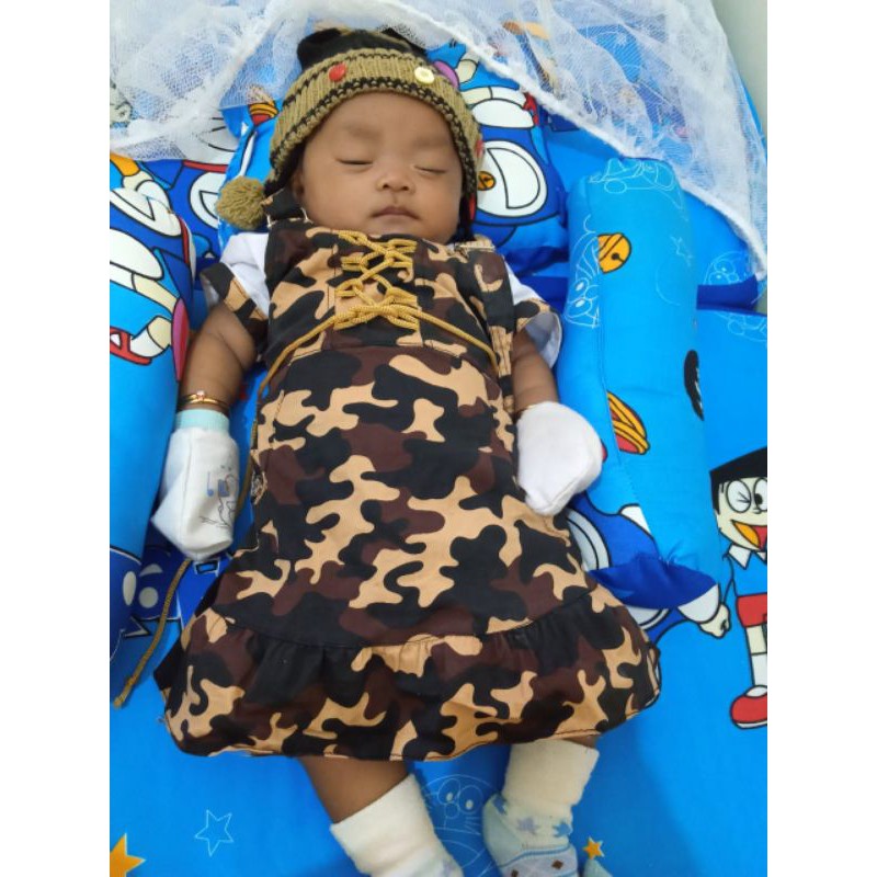 PRELOBED BAJU BAYI PEREMPUAN/ROMPI ANAK/BAJU TENTARA/BAJU BAYI