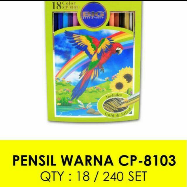 

Pensil warna BIG 18 warna