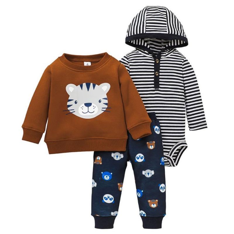 Sweater Set Bayi Motif Mammals