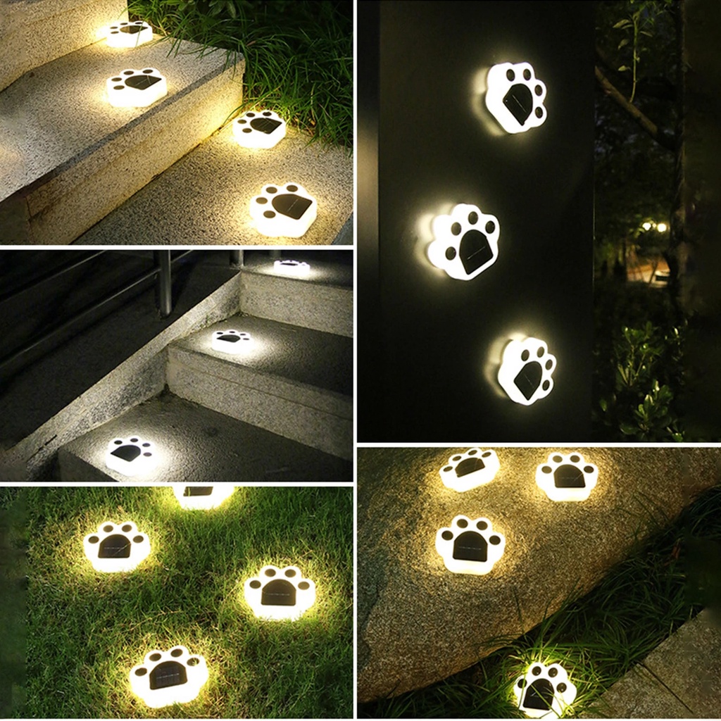 Solar Bear Paw Light Outdoor Waterproof Sun Sensor Lamp