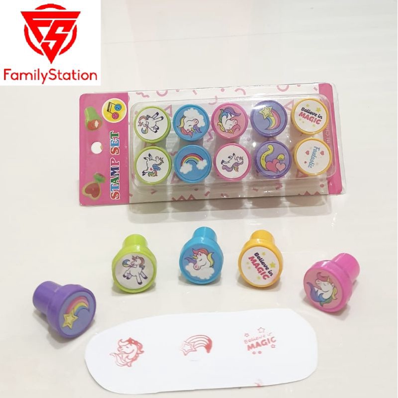 

Set isi 10pc Stempel Reward Penghargaan Anak karakter
