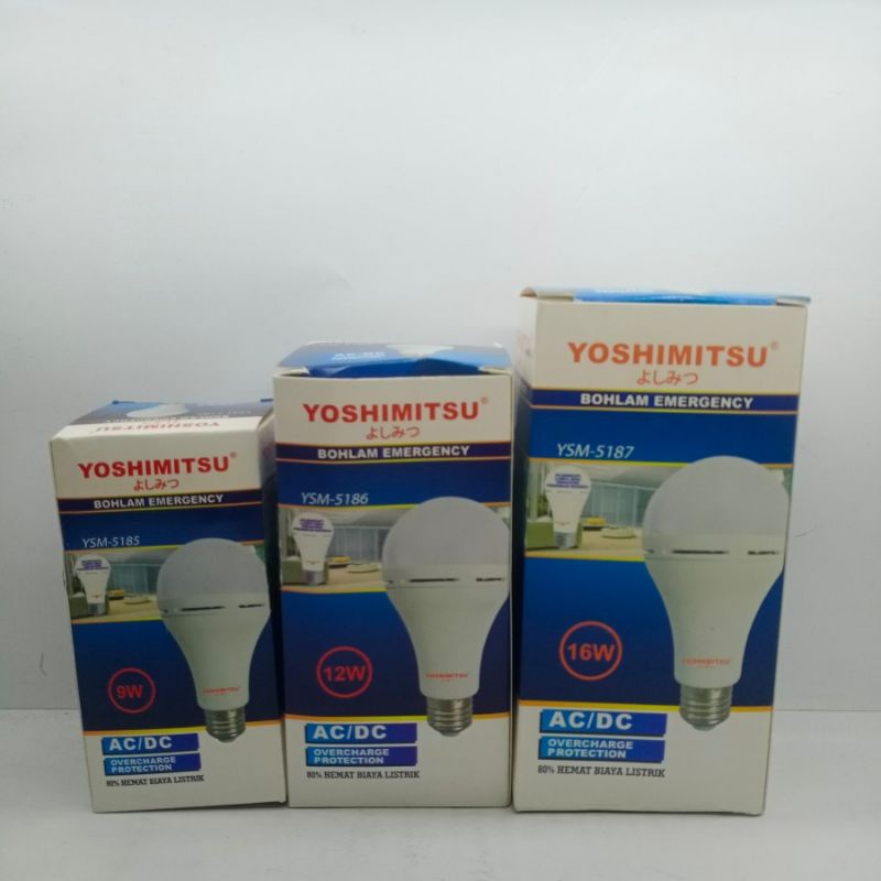 LAMPU EMERGENCY AC/DC CAS frozen 9W &amp; 12W