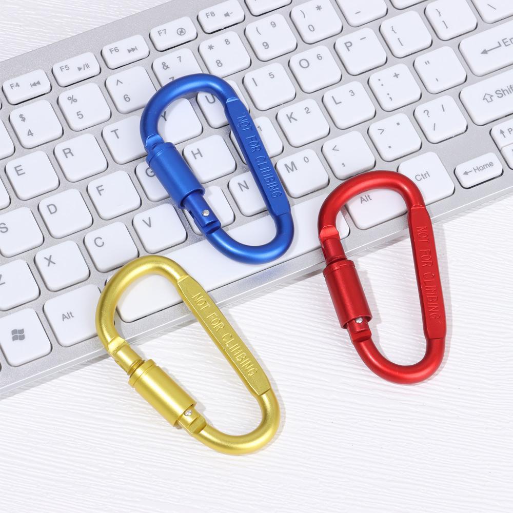 Chookyy Tombol Panjat Peralatan Olahraga Luar Ruangan Multicolor Aluminium Alloy Carabiner