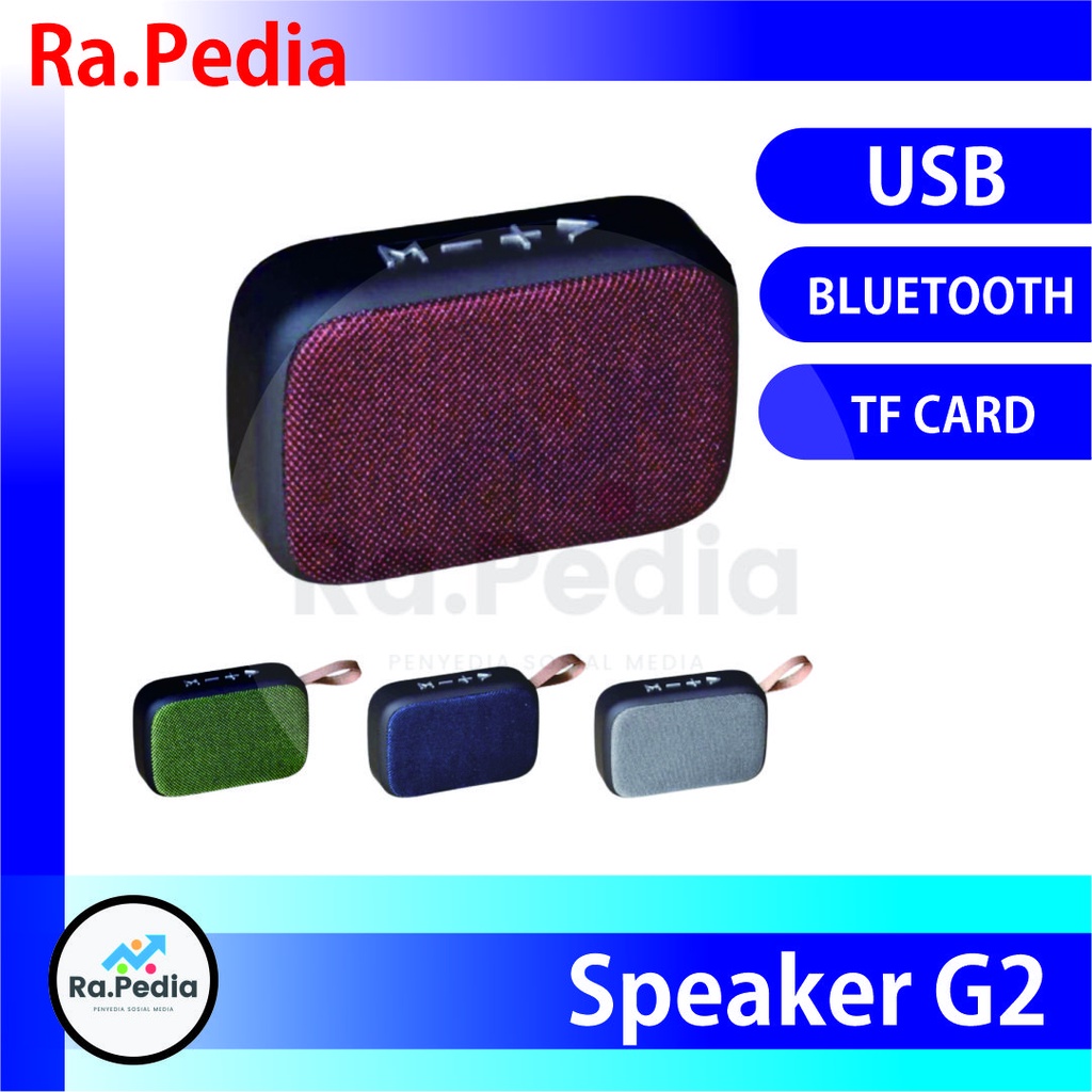 Jual Speaker Bluetooth G2 wireless Portable mini music box support TFcard USB FM Shopee Indonesia