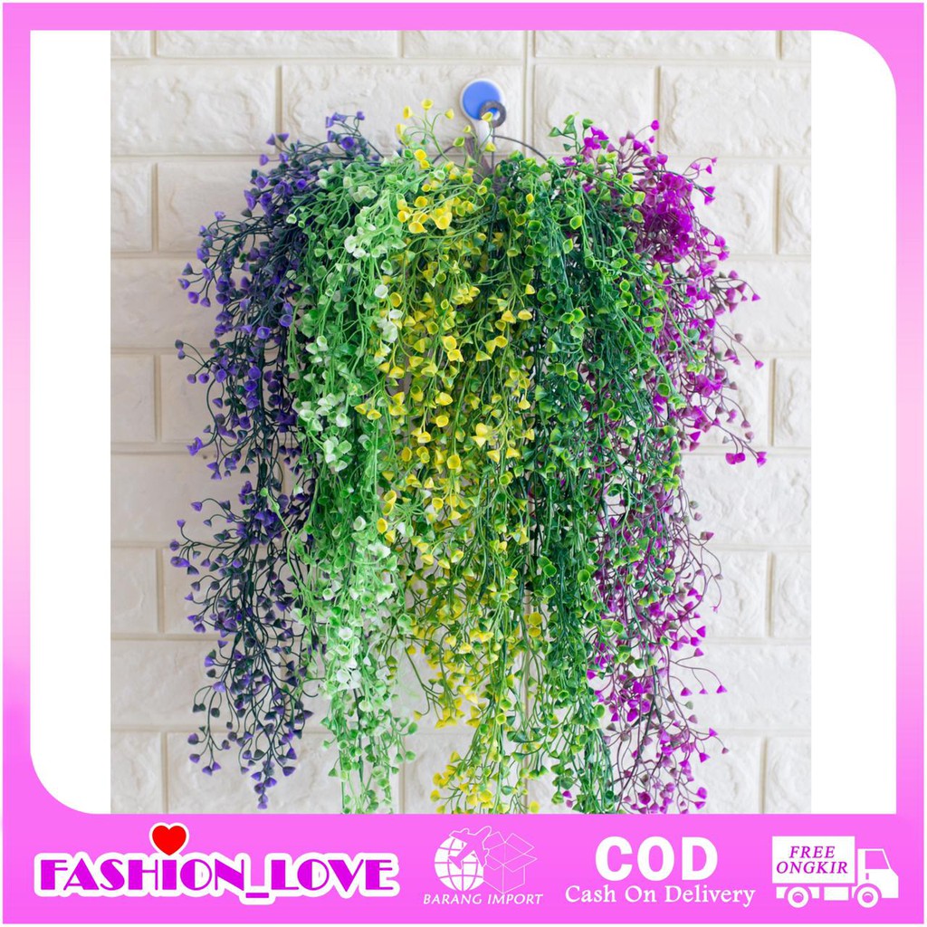 COD/HMPU BUNGA PLASTIK ANGGREK GANTUNG OSEAR ARTIFICIAL P3160