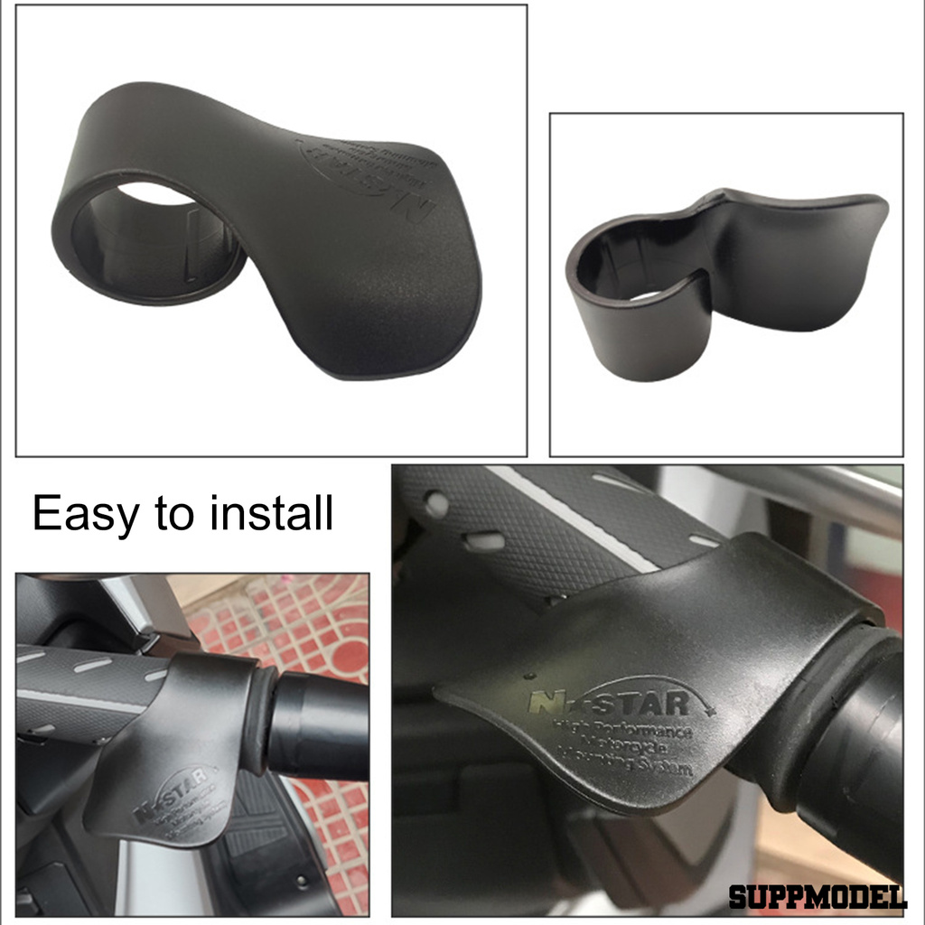 Spm Klip Penjepit Throttle Anti Slip Desain Ergonomis Warna Hitam Untuk Motor