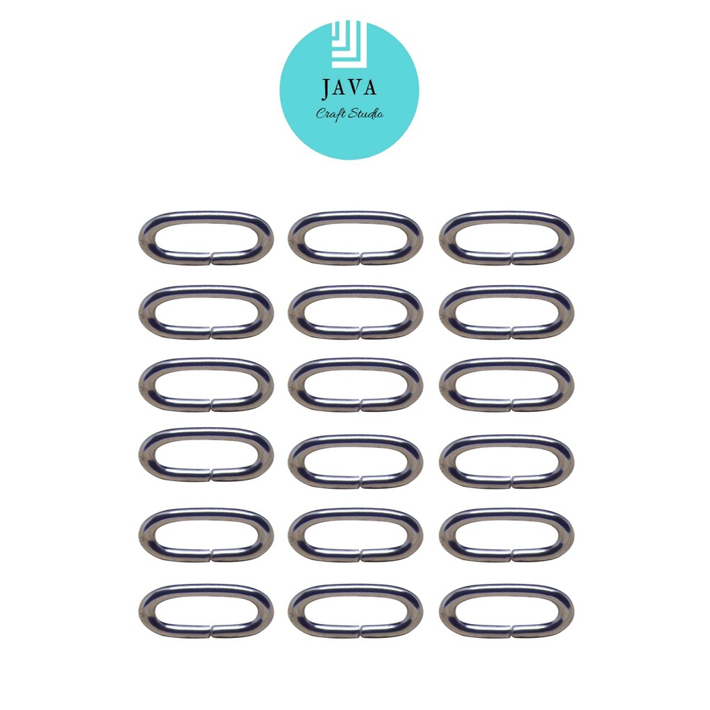 Ring Oval Kecil Lebar 1.5 cm Tebal 1.7 mm Per 144 Pcs