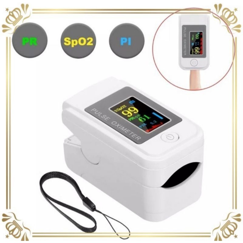 Oximeter Fingertip Pulse LK89 Pulse Fingertip Cek Kadar Oksigen Detak Jantung LK89