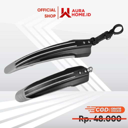 Spakbor Sepeda Depan & Belakang Dua Warna / Spakbor Sepakbor Slebor Selebor Depan Fender Sepeda Sped