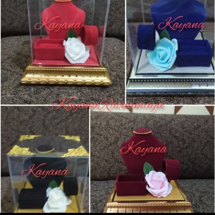 TERLARIS Kotak Tempat Hantaran Seserahan Mahar Perhiasan 1 set Medium