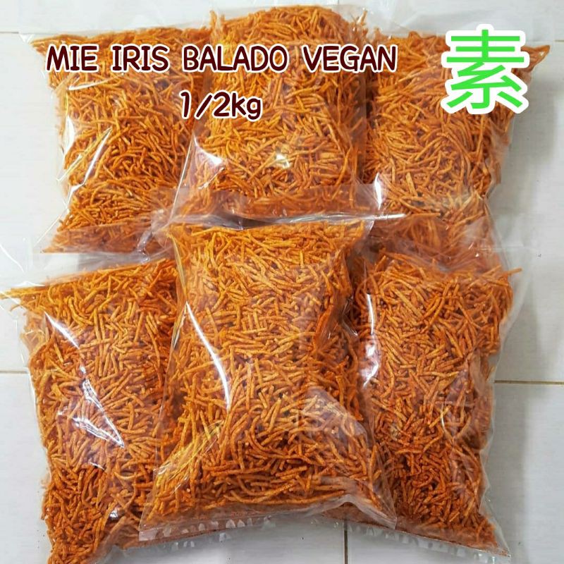 

MIE IRIS JUMBO BALADO 1/2Kg || MIE LIDI VEGETARIAN || MIE LIDI