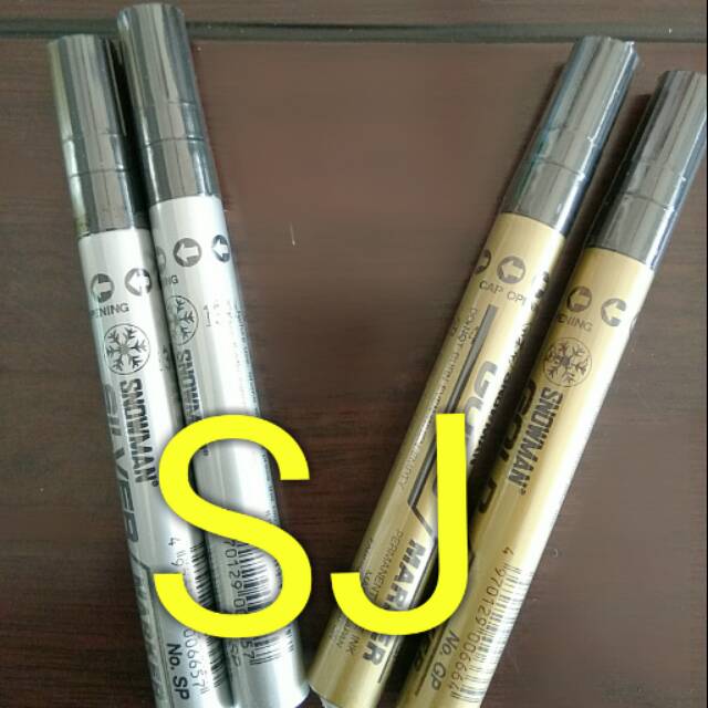 

Spidol Marker Gold & Silver