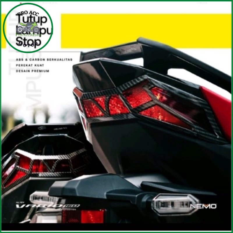 cover stoplamp belakang VARIO 160 tutup lampu stop belakang Honda NEW VARIO 160 (cod)