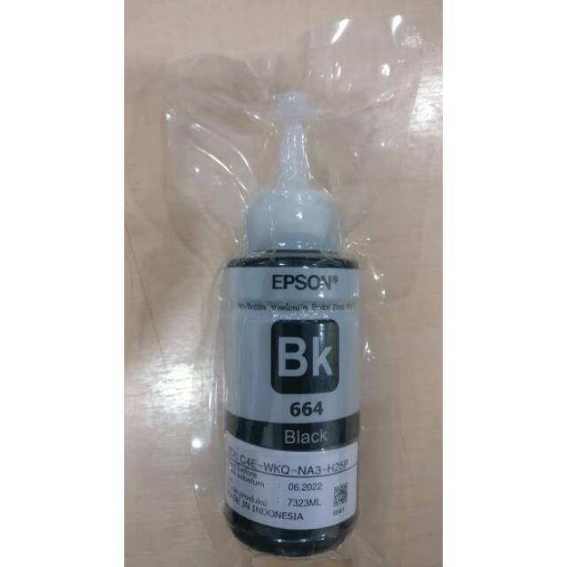 Tinta Epson 664 warna Hitam
