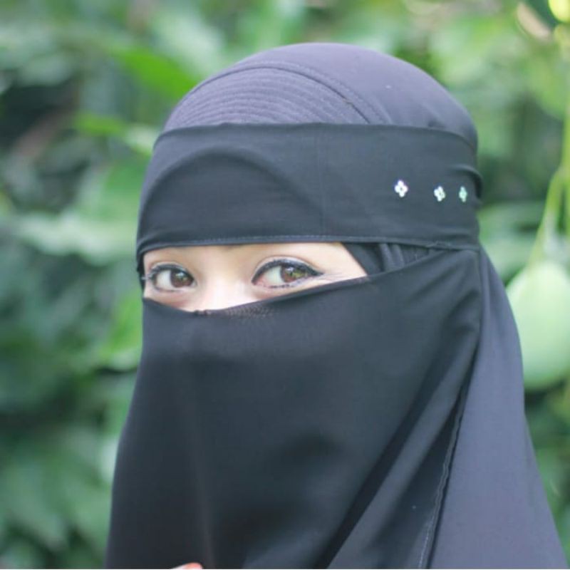 Niqab Bandana Safa Niqob Cadar Temboro