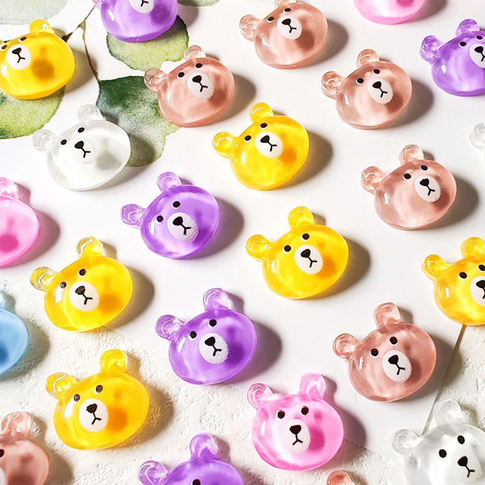 AUGUSTINA Augustina Paku Charms Lucu Permen Warna Kuku Kecantikan Hiasan Kuku DIY Manicure Aksesoris 3D Dekorasi Kuku