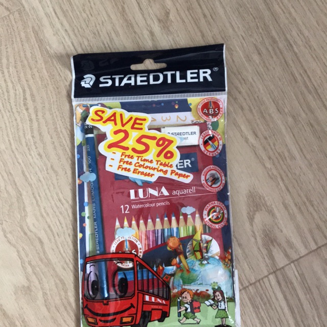 

Staedtler pensil warna pensil dan penghapus