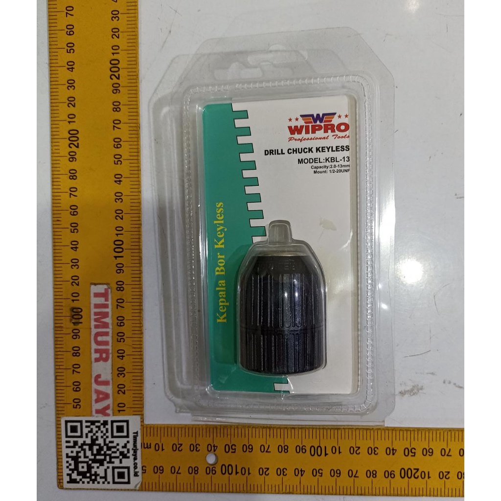 MAXSELL Kepala Mesin Bor 13 mm 1/2 Tanpa Kunci Keyless Drill Chuck