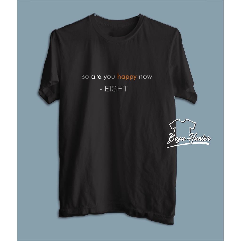 T-SHIRT KAOS IU EIGHT COTTON 24S