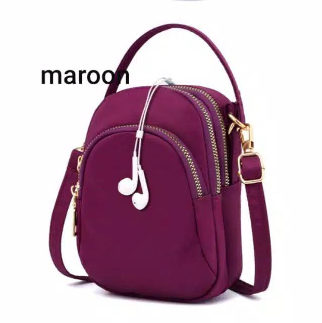 Super Sale 2023 Tas Wanita Jinjing Selempang CHIBAO Mini CB601 601 Bahan Parasut Kualitas Super Quality Import