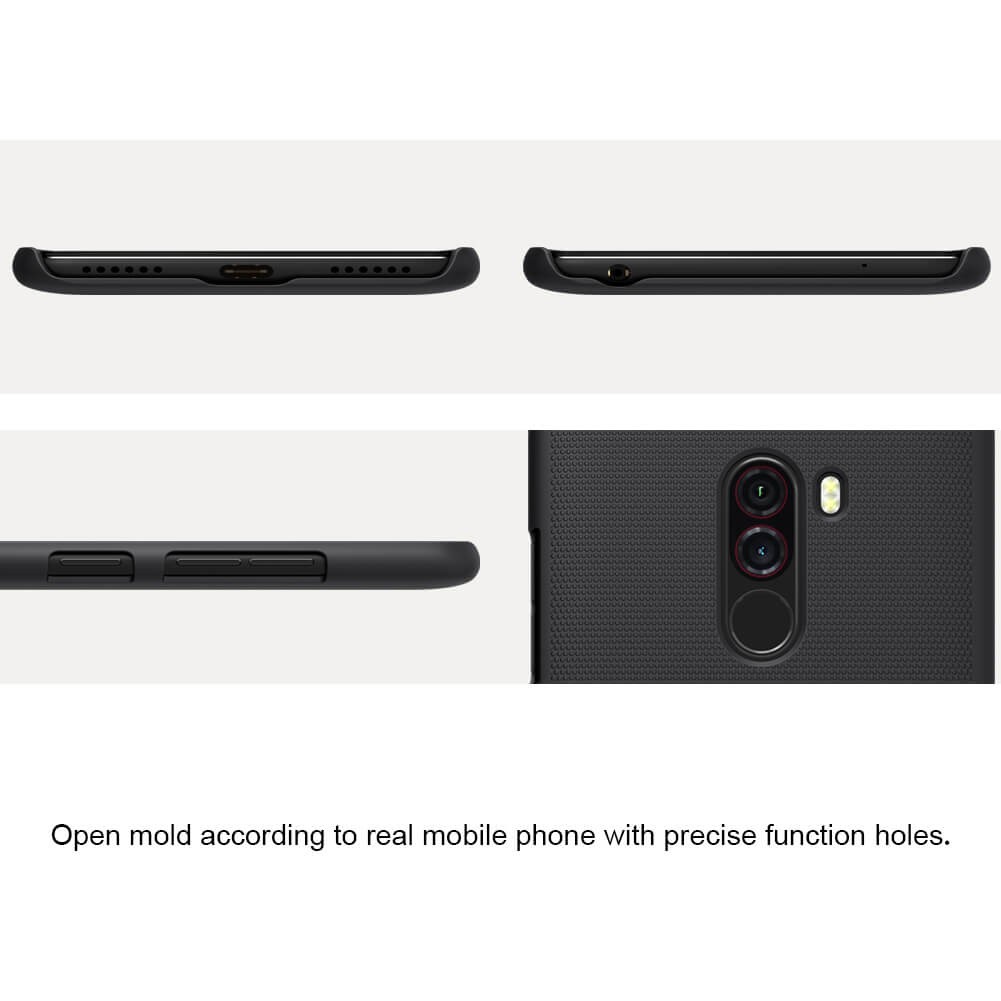 Hard Case XIAOMI Pocophone F1 Nillkin Frosted Shield Casing Original