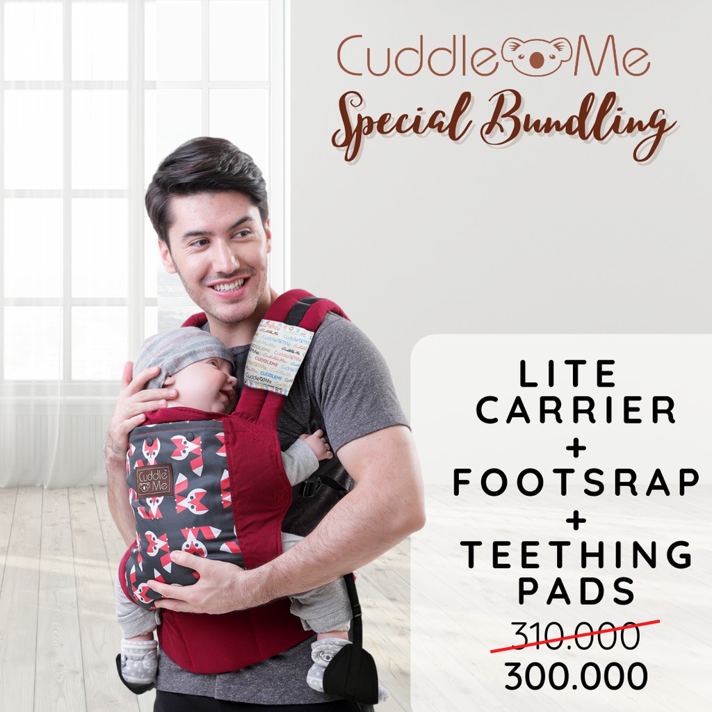 Paket Hemat Cuddle Me Bundling Fitted Booties Gendongan Baby Cape Ring Sling Cuddleme Jaring Laundry