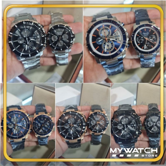 BISA SATUAN Jam Tangan Alexander Christie AC6455 AC 6455 Pria / Wanita / Couple Terlaris Rantai
