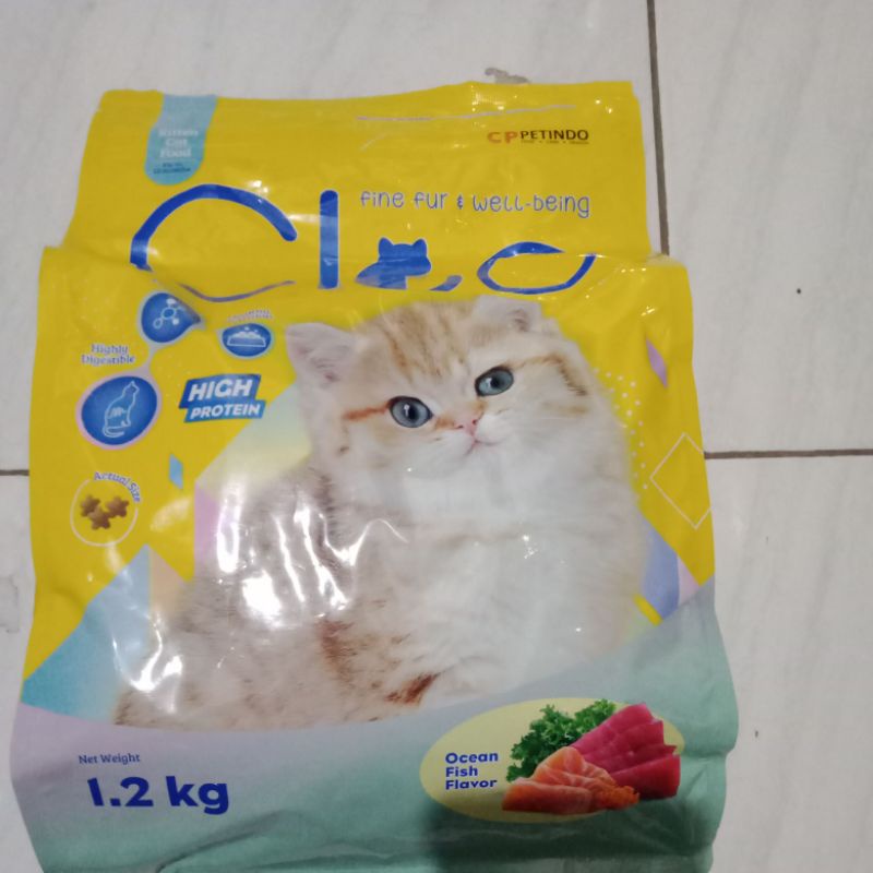 makanan kucing cleo kitten