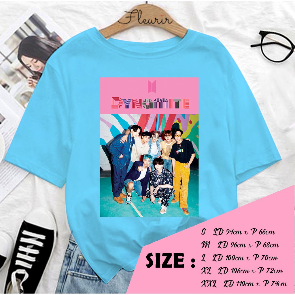 FLEURIR - KAOS DYNAMITE ALL WANITA DEWASA LENGAN PENDEK TEE UNISEX PRIA