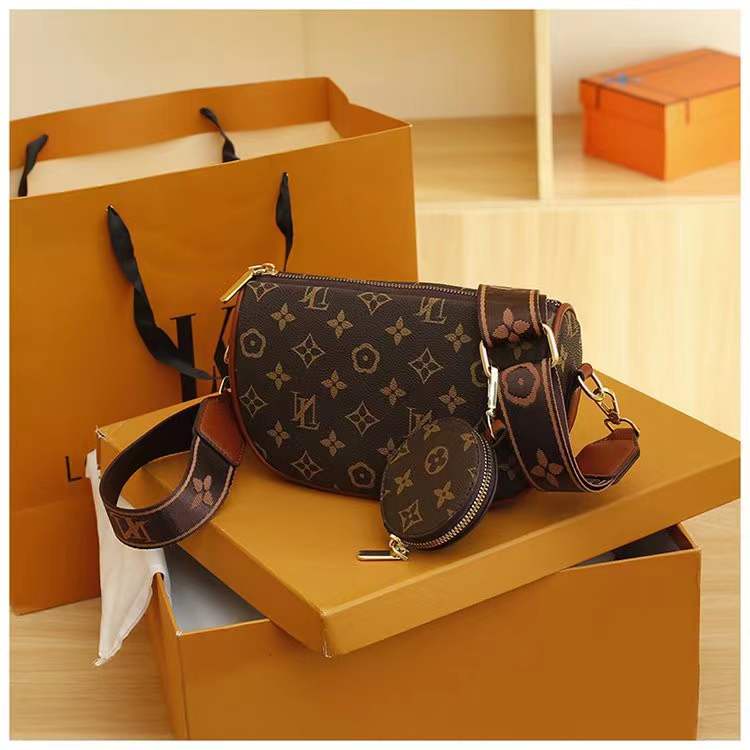 BJ62905 (2IN1) - BROWN/COFFEE - TAS SLEMPANG DOMPET KOIN WANITA FASHION IMPORT MODIS ELEGAN TERMURAH TERLARIS TERBARU BAGSTORE JAKARTA TAS BATAM ZC2905