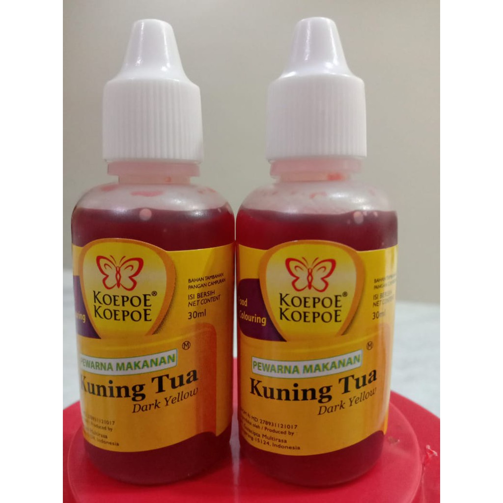 PEWARNA MAKANAN KOEPOE 30ML KUNING TUA