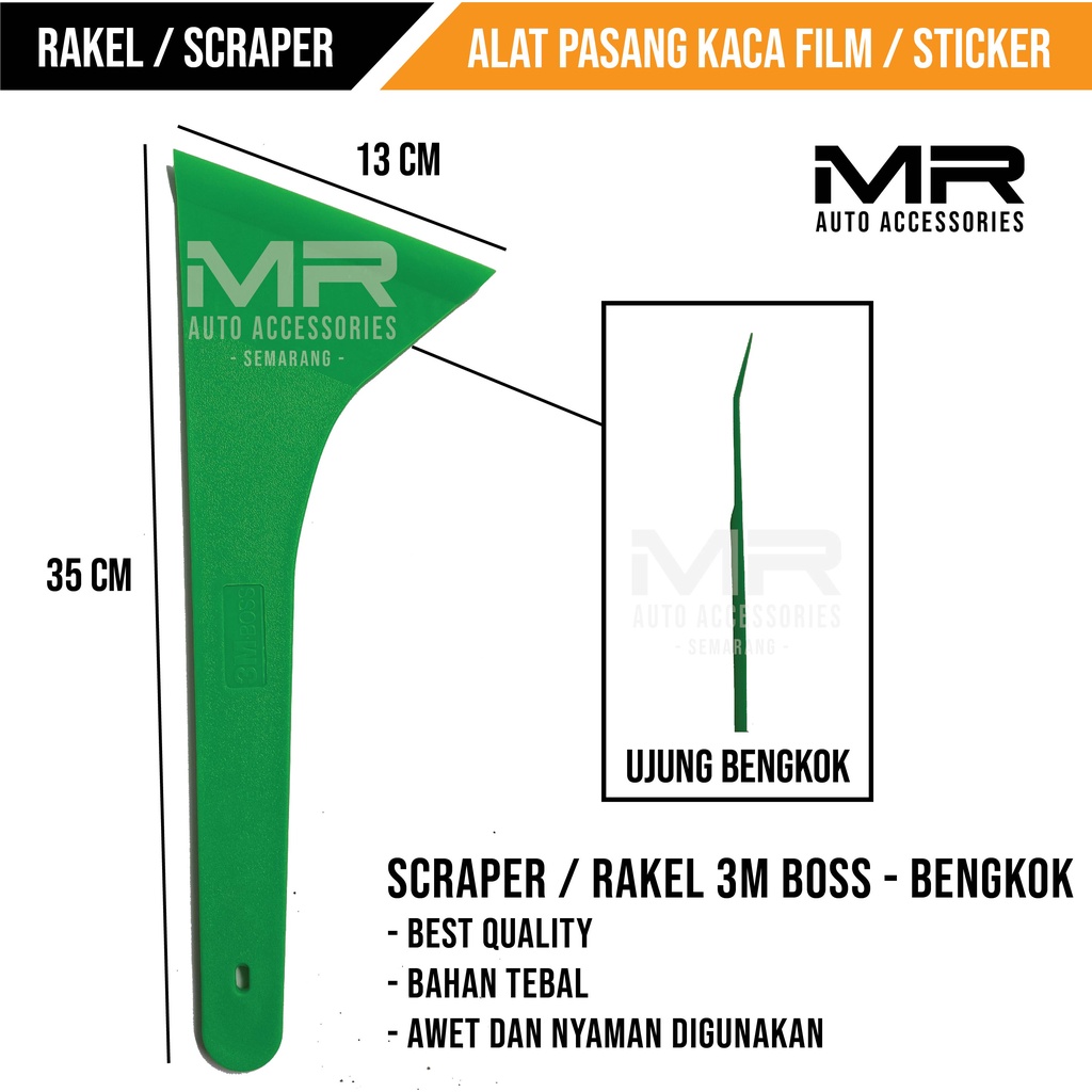 RAKEL / SCRAPER 3M 35CM ALAT PASANG STIKER DAN KACA FILM HIGH QUALITY