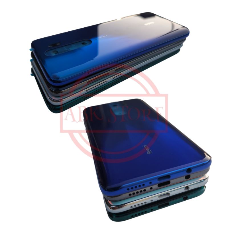 BACK CASING - KESING - HOUSING FULLSET XIAOMI REDMI NOTE 8 PRO + FRAME LCD