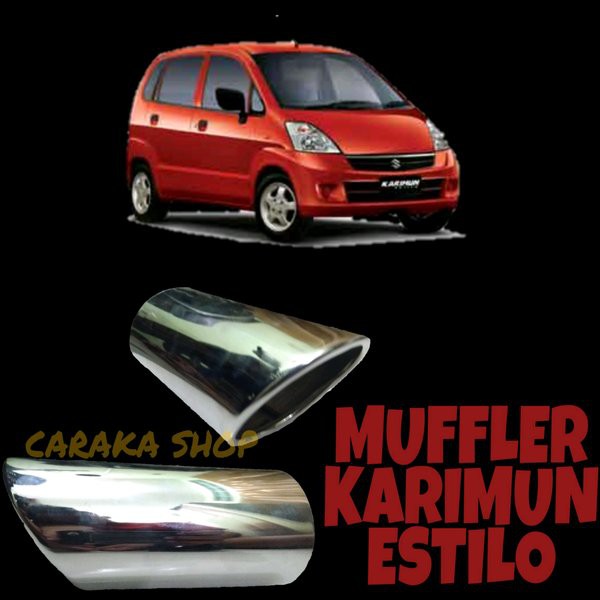 Muffler Ujung Knalpot KARIMUN ESTILO Buntut Pipa Knalpot Estillo Chrome