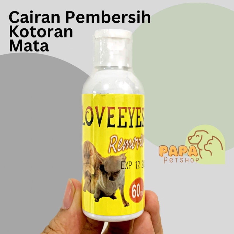 LOVE EYES Cairan Pembersih Kotoran Mata Kucing Anjing