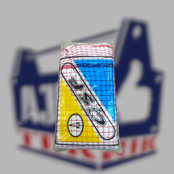 Serbet motif kotak warna cerah topo dapur ukuran eceran murah meriah