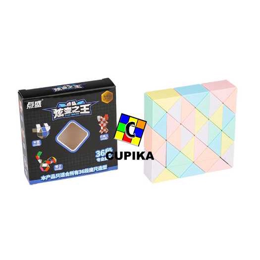 Rubik Diansheng macaron Snake PUZZLE 24 36 48 60 72 3x3 Montessori