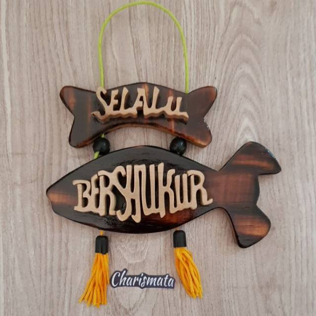 HIASAN DINDING SELALU BERSYUKUR