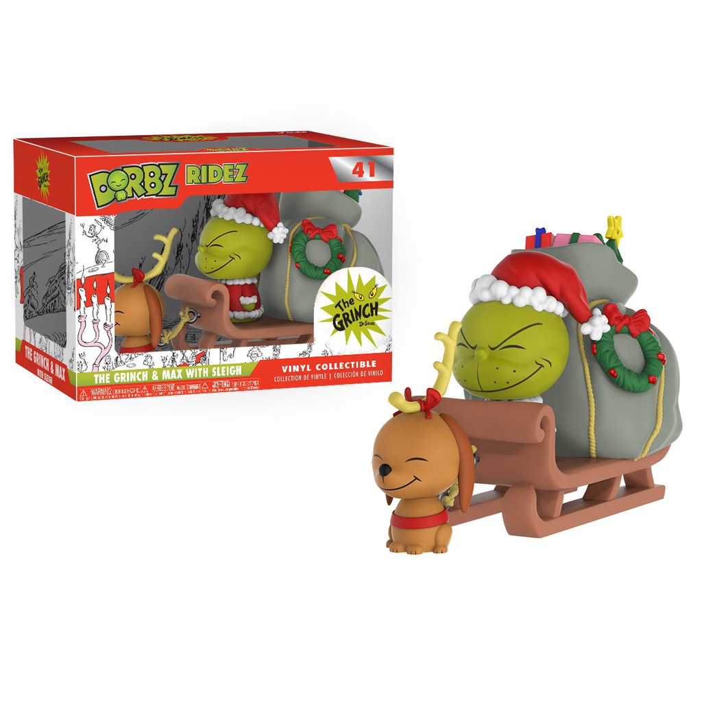 

Funko Dorbz Ridez Dr. Seuss - The Grinch & Max on Sled